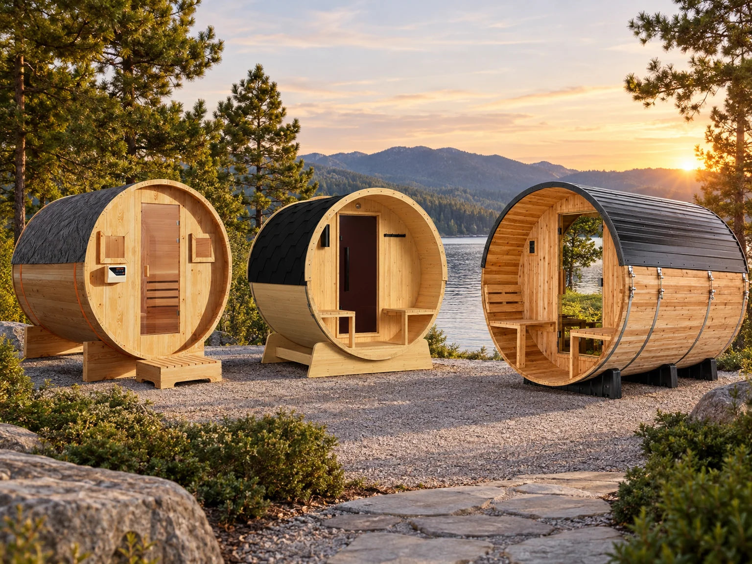 Barrel and Outdoor Saunas – Vital Abode