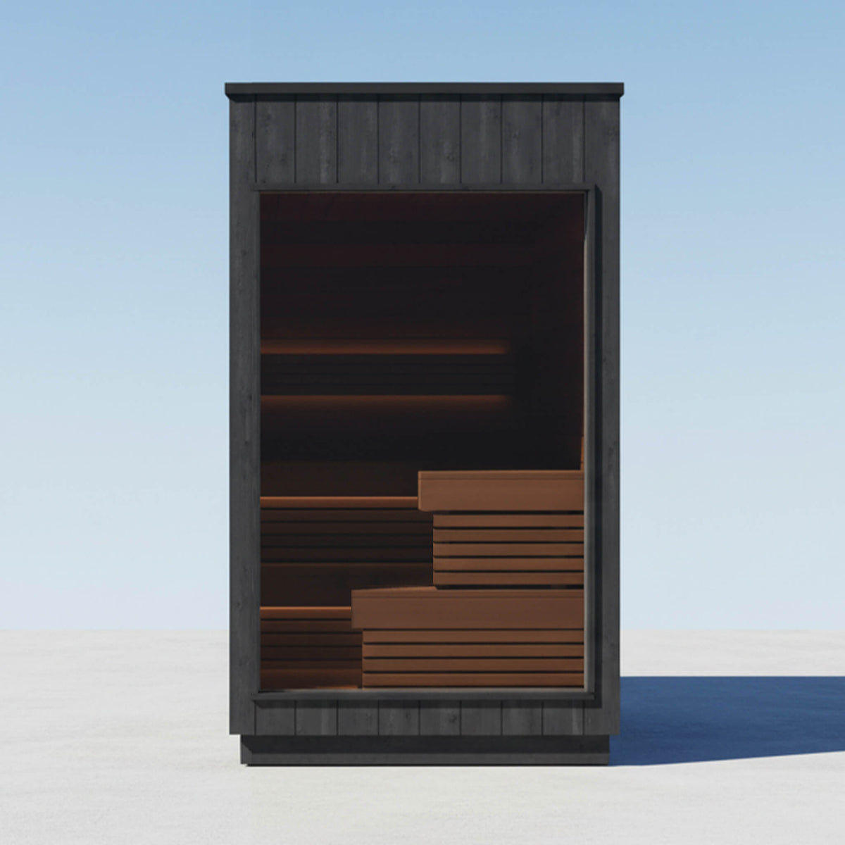 ThermaSol Nordic Misty 2-5 Person Fully-Assembled Outdoor Modular Sauna Cabin